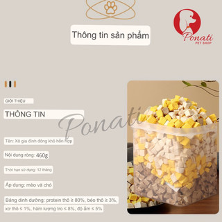 Thịt Gà Sấy Thập Cẩm Cho Chó Mèo