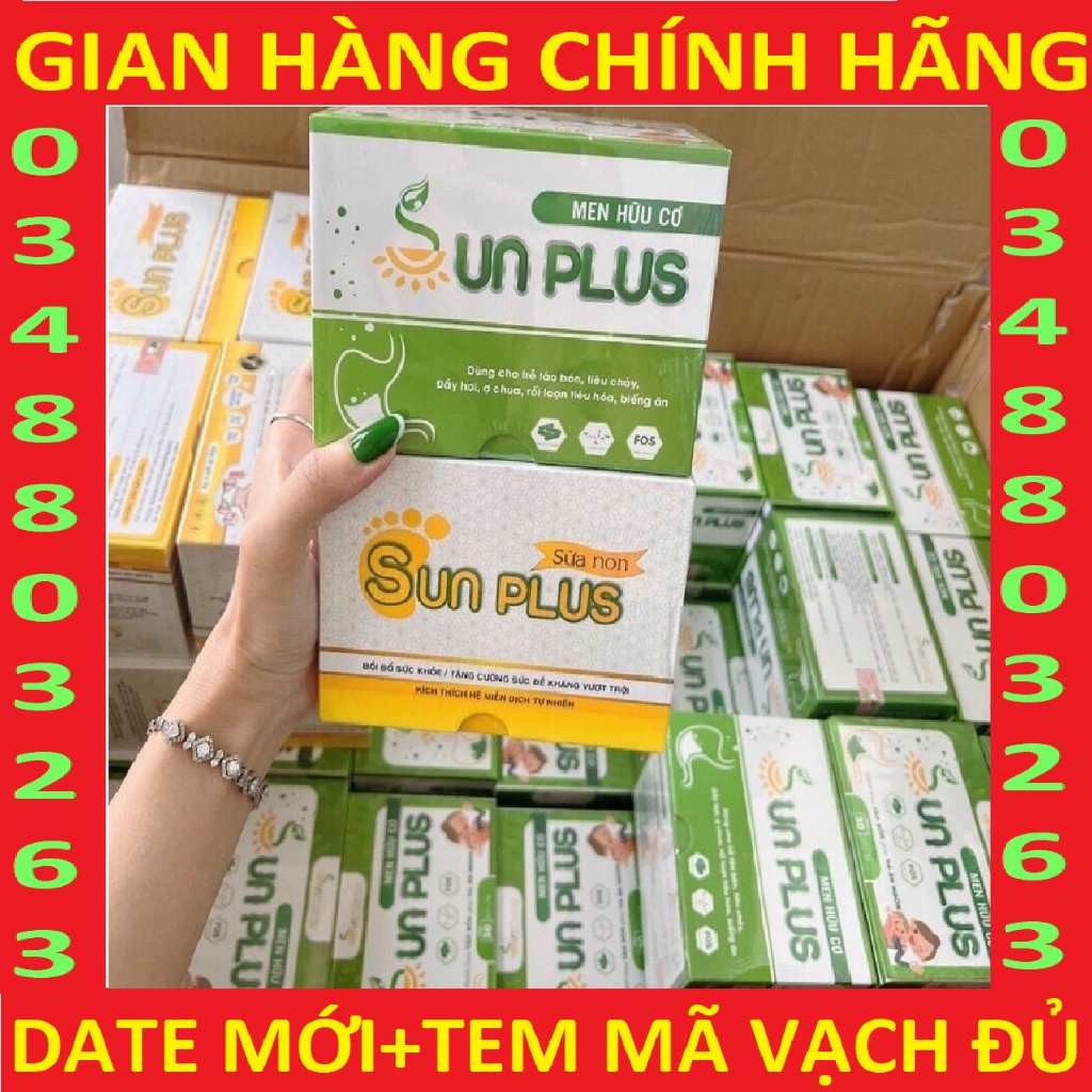 Men hữu cơ Sunplus và Sữa non Sunplus bổ sung chất xơ, bé hết táo bón- Sun Plus Tăng sức đề kháng