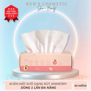Khăn Mặt Khô Dạng Rút Animerry Dùng 1 Lần Đa Năng 50 miếng