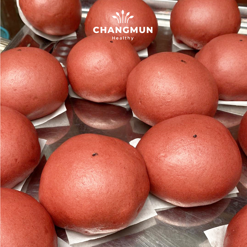Bánh bao gạo lứt bò tiêu đen CHANGMUN Healthy dành cho chế độ Eat Clean