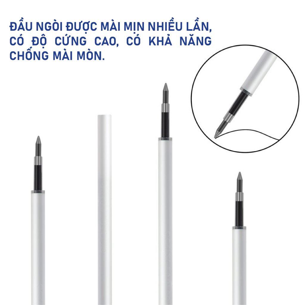 Ngòi bút gel Deli A870  Ngòi 0,5mm Thay bút A507b