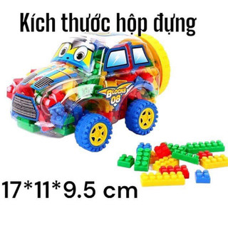 Đồ chơi lắp ráp hộp đựng hình xe