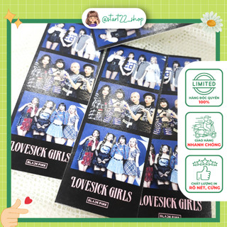 Bộ 10 tấm đánh dấu trang sách Blackpink bookmark start22_shop độc quyền