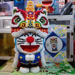Đồ chơi lắp ráp Lego doremon đầu lân 53cm