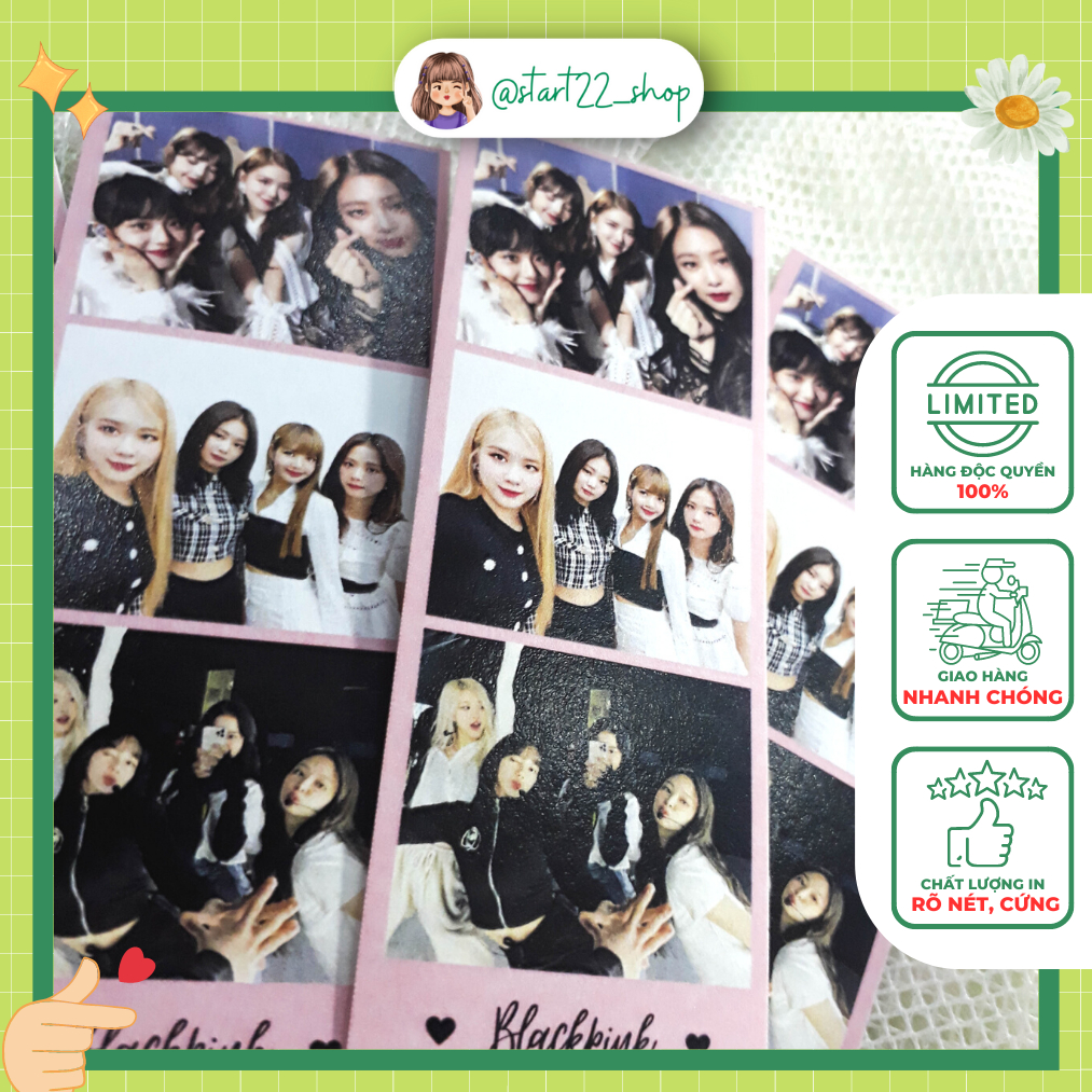 Set 10 Bookmark Blackpink Selfie dùng để kẹp sách, trang trí decor blackpink start22_shop