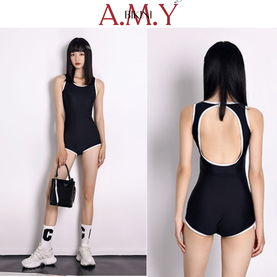 [ HOẢ TỐC - HN Bikini A.M.Y] Bikini 1 mảnh nữ khoét lưng GÀI KHÓA SAU cá tính cách Hàn quốc cho Nữ 2023 | BigBuy360 - bigbuy360.vn