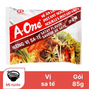 Mì sa tế A-One gói 85g THÙNG 30 GÓI