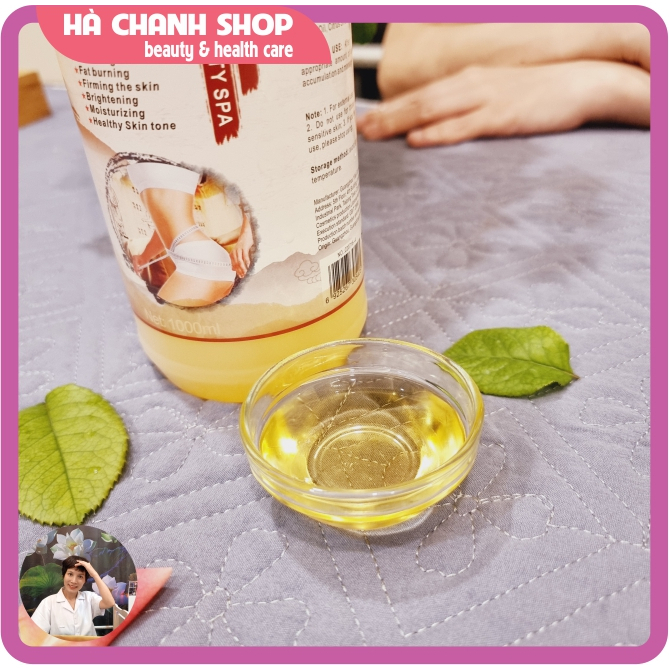 Dầu Massage Giảm Béo Dầu Nóng Tan Mỡ 1000ml OUBIQUAN Slimming Oil Mát Xa Giảm Mỡ Bụng Làm Săn Chắc Và Dưỡng Ẩm Da
