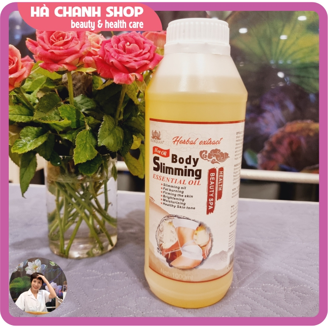 Dầu Massage Giảm Béo Dầu Nóng Tan Mỡ 1000ml OUBIQUAN Slimming Oil Mát Xa Giảm Mỡ Bụng Làm Săn Chắc Và Dưỡng Ẩm Da