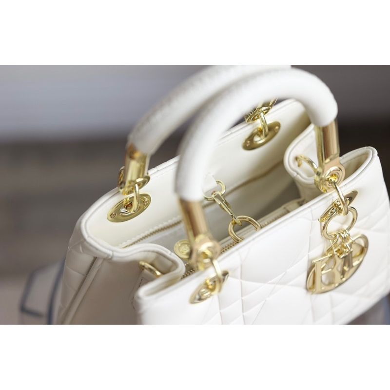 Túi quai xacha Di.or bản super chất liệu da thật kích thước 24cm fullbox