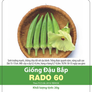 Hạt giống Đậu bắp gói 20gr