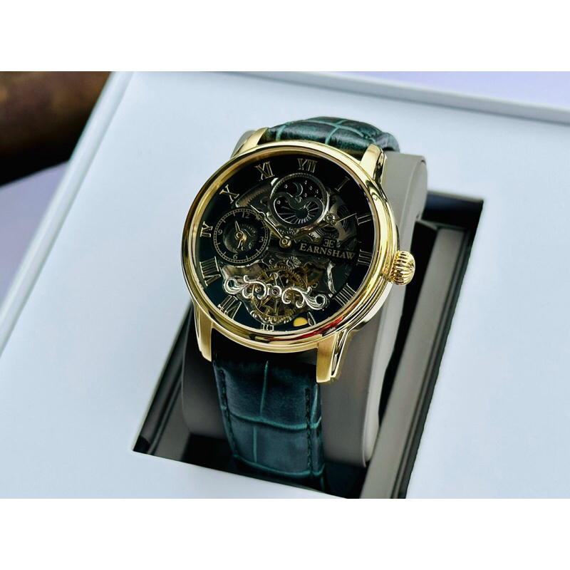 Đồng hồ nam dây da Thomas Earnshaw ES-8006-09