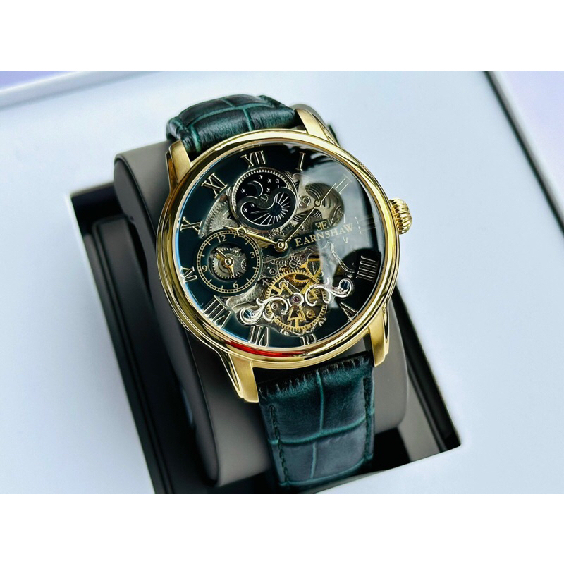 Đồng hồ nam dây da Thomas Earnshaw ES-8006-09