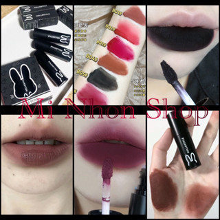 [MNS] Tách lẻ set son Thỏ đen nội địa trung màu siêu độc lạ mùi thơm mịn