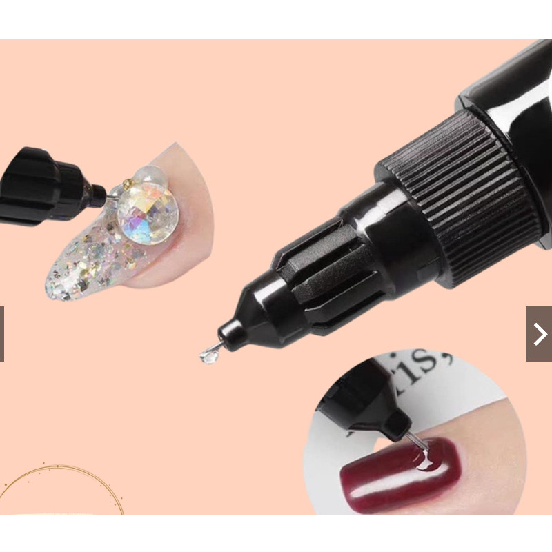 Bút gel đính đá gắn móng siêu chắc, phụ kiện làm móng