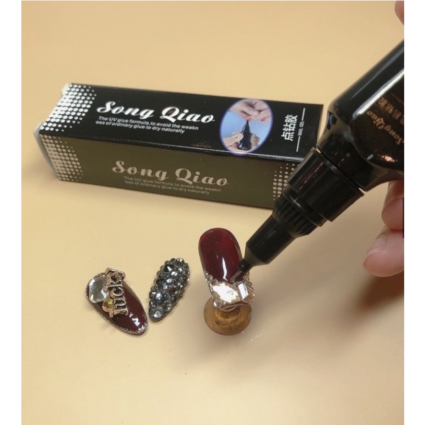 Bút gel đính đá gắn móng siêu chắc, phụ kiện làm móng