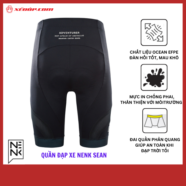 Quần Bỉm Đỏ Chuyên Dụng Đạp Xe NENK SEAN