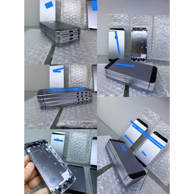 Vỏ 5S ĐEN XÁM-Zin New Chuẩn nét