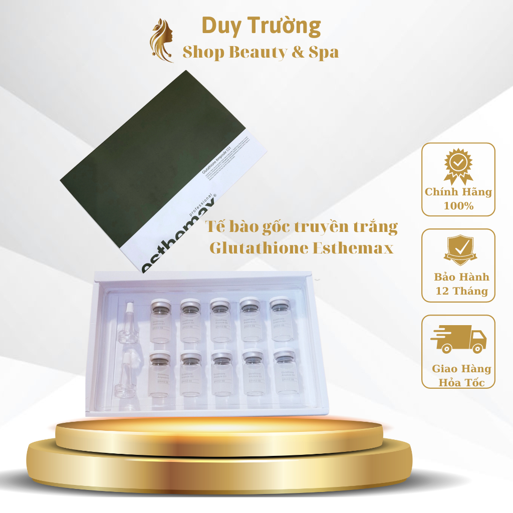 ( Tách Lẻ ) Tế bào gốc truyền trắng Glutathione Esthemax Trắng Da Đẹp Da, Mờ Thâm Cấp Ẩm (Hàng Chuẩn)