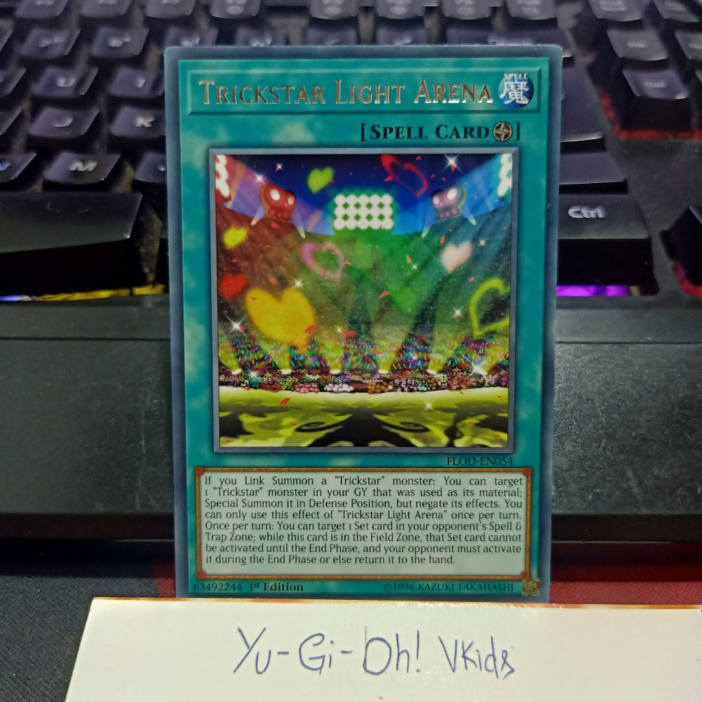 (YGOVKIDS) Bài Yu-Gi-Oh! Trickstar Light Arena - FLOD-EN054 - Rare