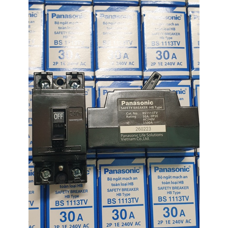 cầu dao(CB)10/20/30A Panasonic