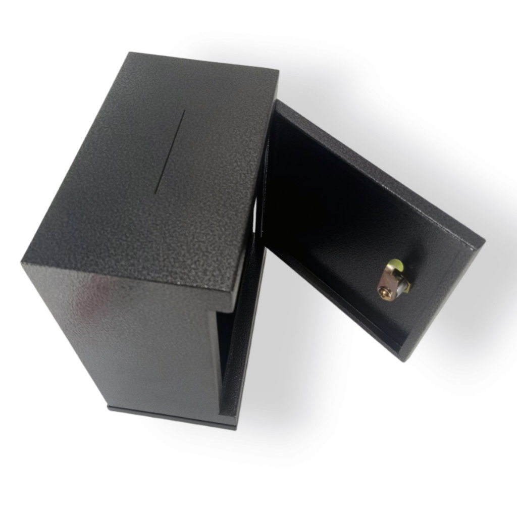 Két sắt mini SAFEBOXX size Lớn 25x20x12cm Khóa chìa, Có 2 chìa khóa, Tùy chọn màu