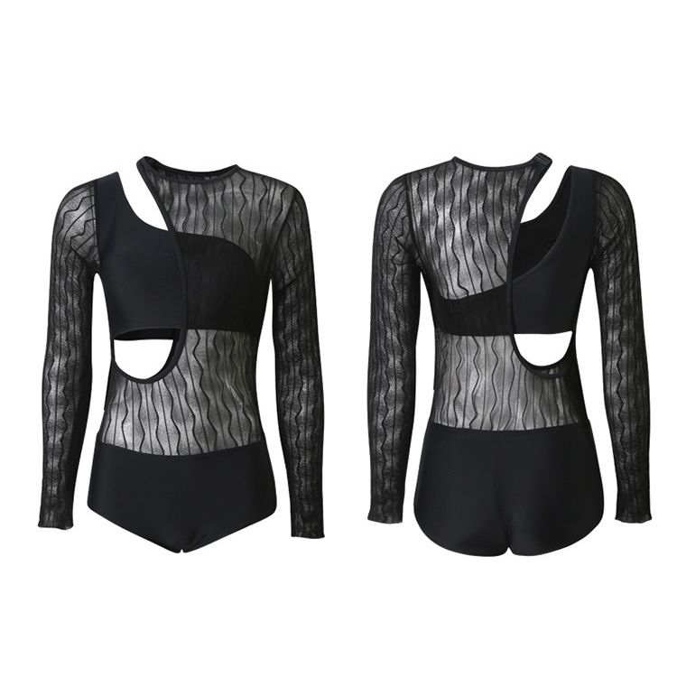 [ HOẢ TỐC - HN Bikini A.M.Y]  Bikini liền thân co giãn tay dài phong cách Hàn Quốc 2023 | BigBuy360 - bigbuy360.vn