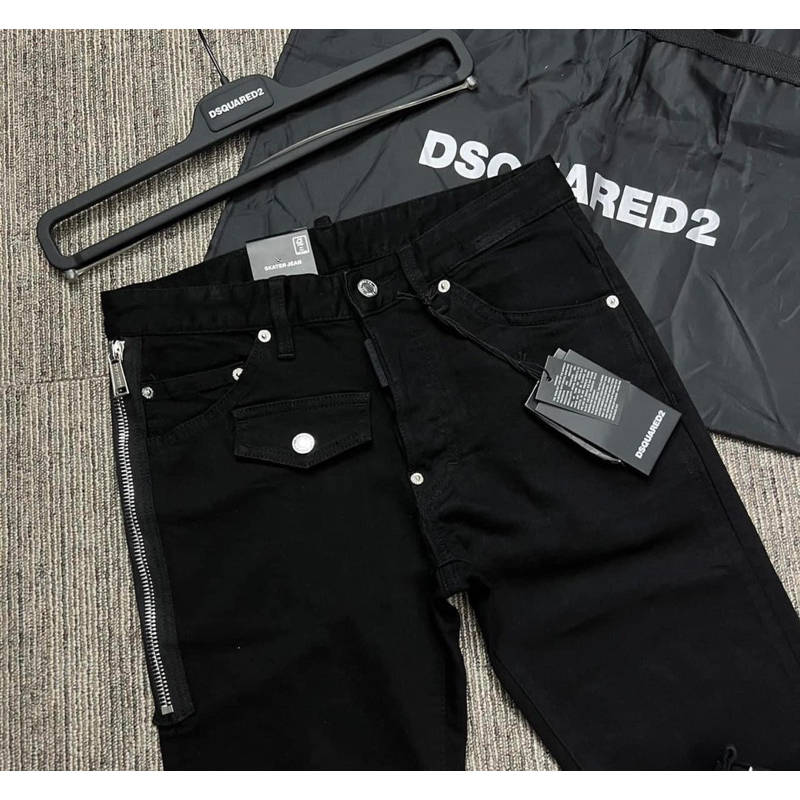 Siêu phẩm Quần Jeans DSQ2 khoá zip  Hàng 4cuc Hàng Có Độ hoàn thiện Cao Scap