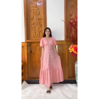 Mã A7 Đầm Thiết Kế Cổ Tym