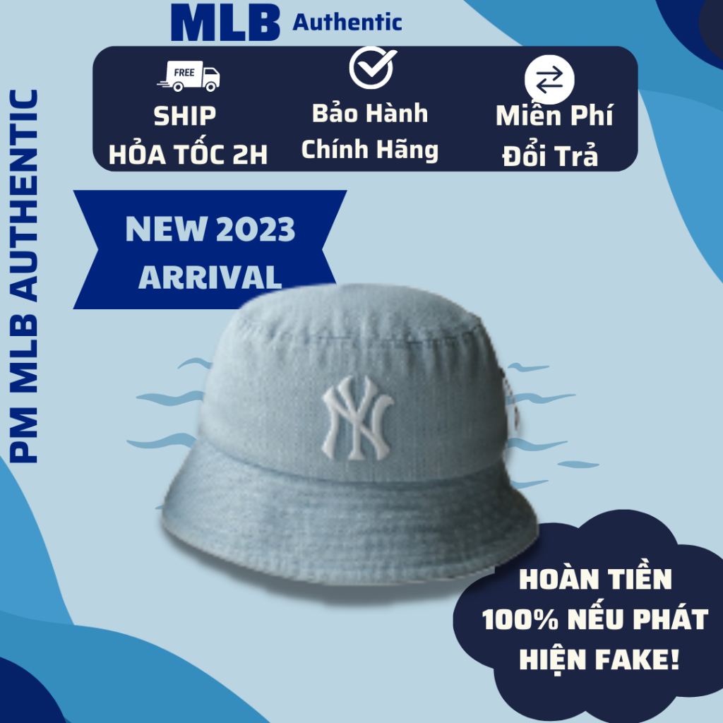 [Chính hãng] Mũ MLB bucket xanh ngọc ,phong cách Hàn Quốc, xinh xắn giá tốt