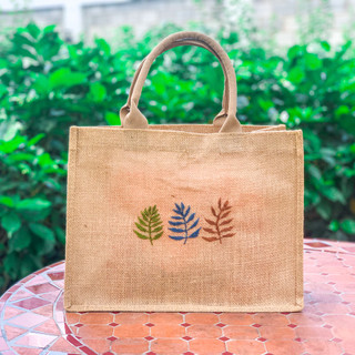 Túi Đay thêu tay Quai Đay Classy , Kiểu dáng Vintage, Kích thước 36 * 15 * 28 CM - SP thân thiện với Môi trường