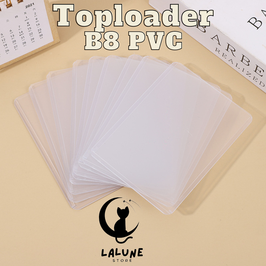 Toploader B8 dọc seal 2 mặt nhựa PVC cứng cáp đựng ảnh card idol, thẻ bài LA010