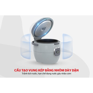Nồi cơm điện 1.8L SUNHOUSE SHD8663G