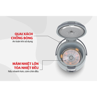 Nồi cơm điện 1.8L SUNHOUSE SHD8663G