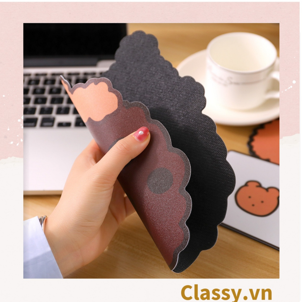 Miếng lót chuột Classy , Bàn di chuột hình chú gấu 20 x 20cm Giá Rẻ siêu dễ thương PK633