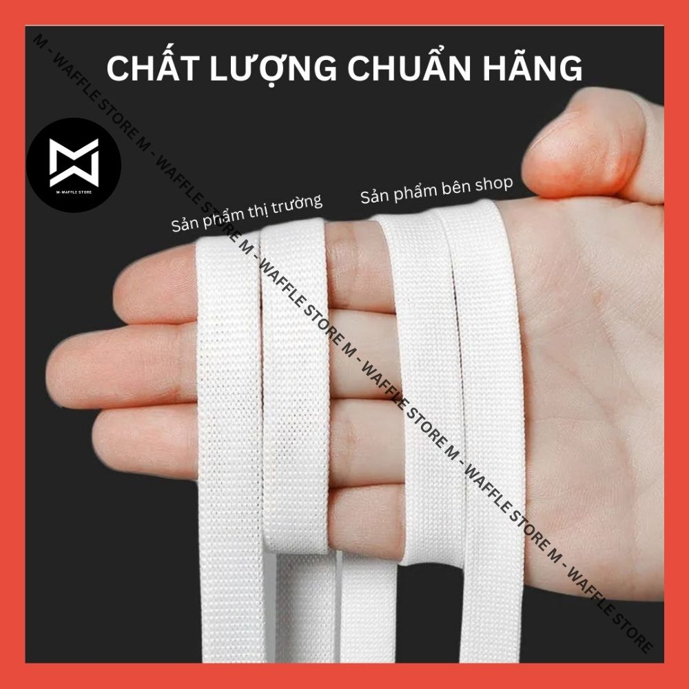 Dây Giày 𝗠𝗖 𝗤𝗨𝗘𝗘𝗡 bản lụa  rộng 1,2cm - dài 1,2m