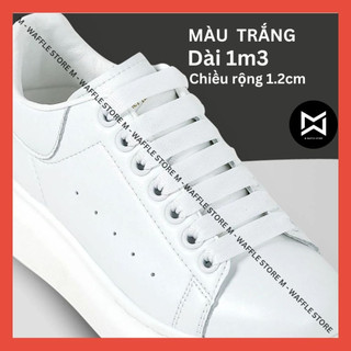 (𝗖𝗵𝗶́𝗻𝗵 𝗵𝗮̃𝗻𝗴) Dây Giày 𝗠𝗖 𝗤𝗨𝗘𝗘𝗡 bản lụa (thay thế 𝗗𝗢𝗠𝗕𝗔) rộng 1,2cm - dài 1,2m