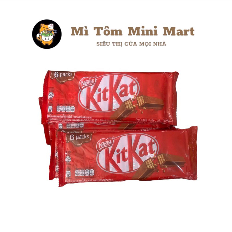 Bánh socola kitkat Thái Lan (túi 6 thanh)
