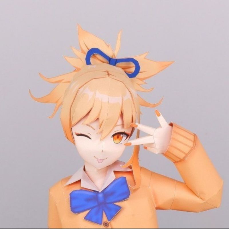 Mô hình giấy anime girl Anime Game  Yoimiya in School Uniform