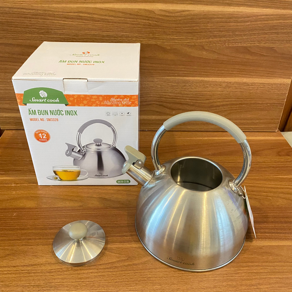 Ấm Siêu Tốc INOX 304 Elmich Smartcook SM-3328  - Hàng Chính Hãng