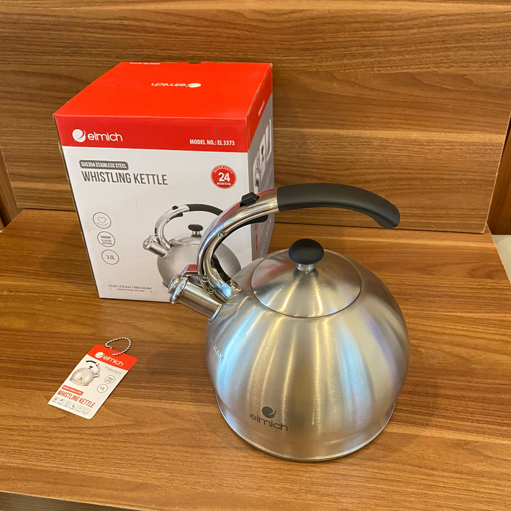 Ấm Siêu Tốc INOX 304 3 Lớp Đáy Từ Elmich EL-3373  - Hàng Chính Hãng