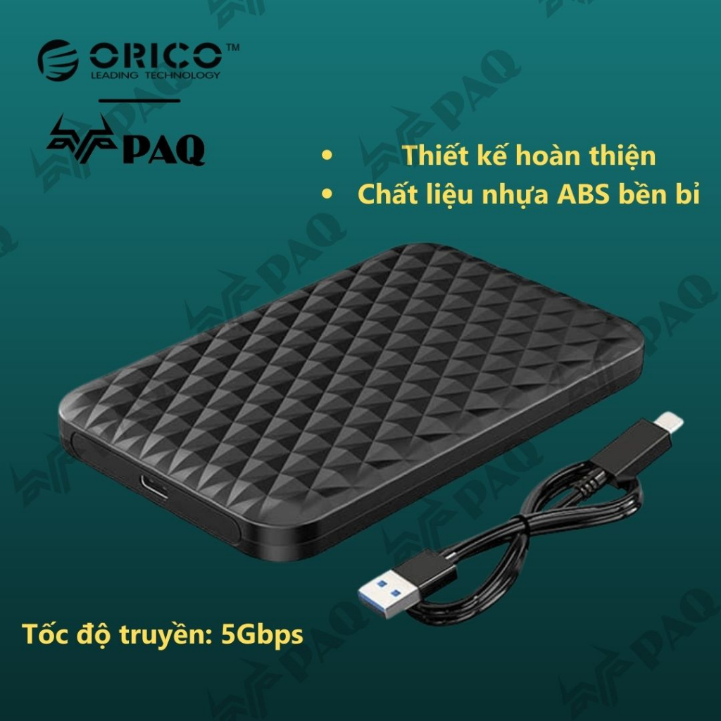 Box di động SSD/HDD to USB 3.1 Type-C Orico 2520C3