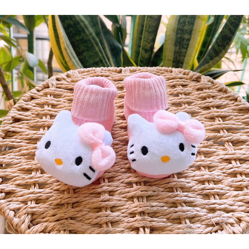 Tất vớ thú cổ cao 3D hình thú, trái cây sơ sinh cho bé 3-12kg. Chất liệu cotton mềm, thoáng khí. Stella shop