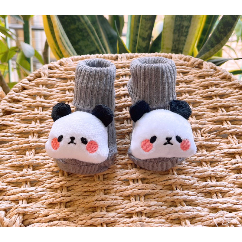 Tất vớ thú cổ cao 3D hình thú, trái cây sơ sinh cho bé 3-12kg. Chất liệu cotton mềm, thoáng khí. Stella shop