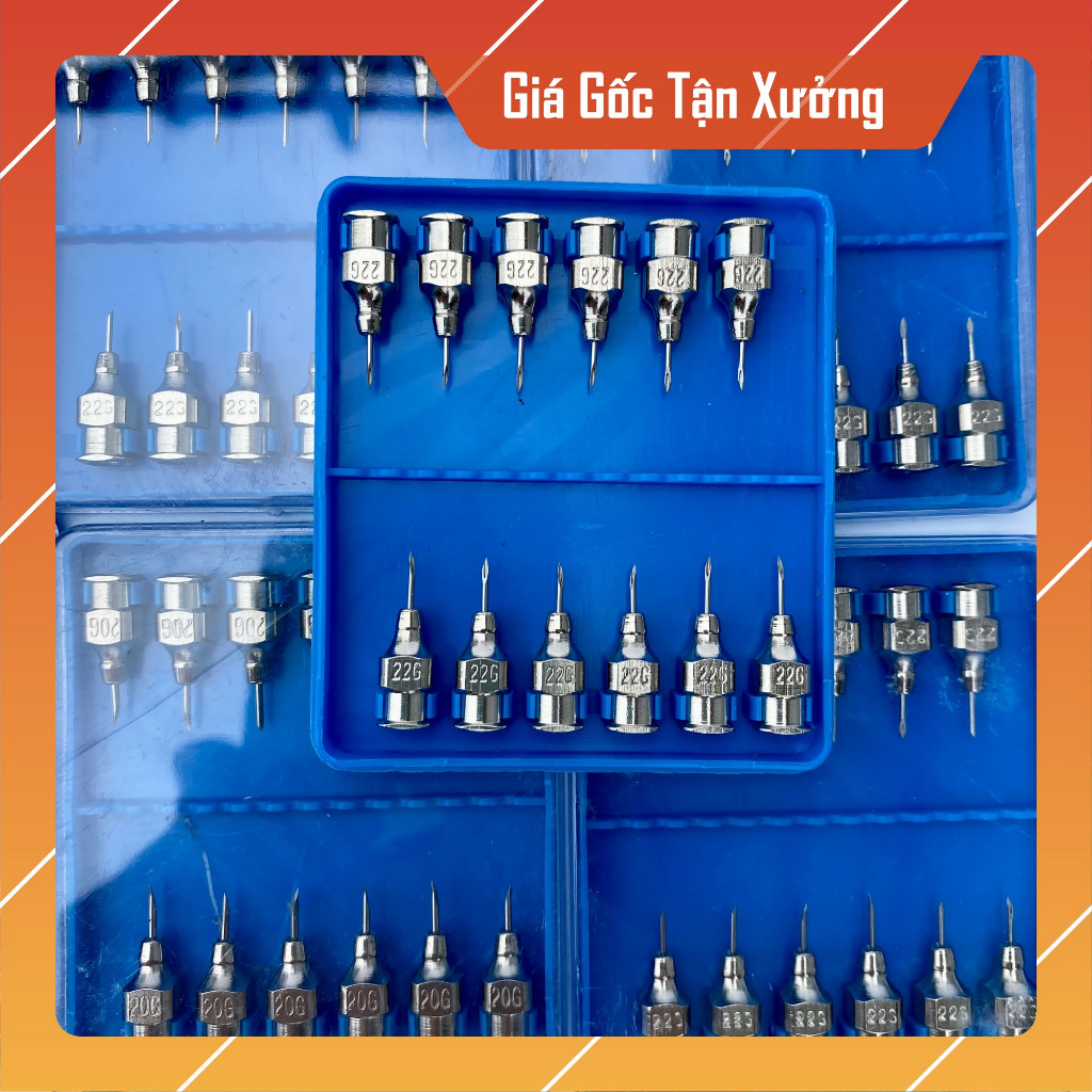 Kim Tiêm Gia Cầm Vỉ 12 Chiếc, Kim Tiêm Gà, Kim Tiêm 20G, 22G ¼ Dài 6mm Chuyên Dùng Cho Gia Cầm, Hàng Cao Câp Nhập Khẩu
