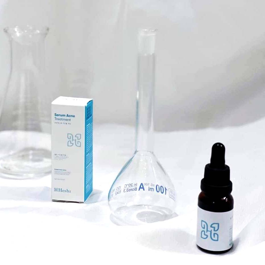 Serum mụn Heshi Serum Acne Treatment 15ml Loại bỏ hoàn toàn từ nhẹ đến cứng đầu các loại mụn mủ, mụn viêm, mụn bọc, ẩn