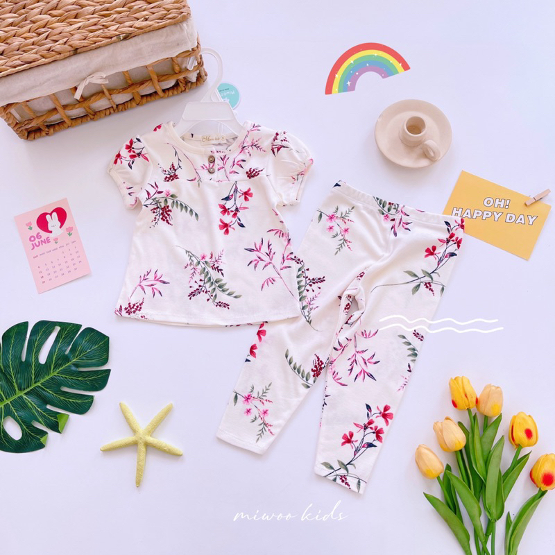 Áo cộc quần dài cài khuy