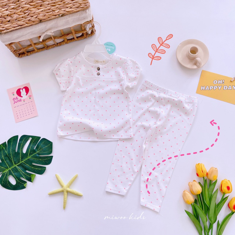 Áo cộc quần dài cài khuy