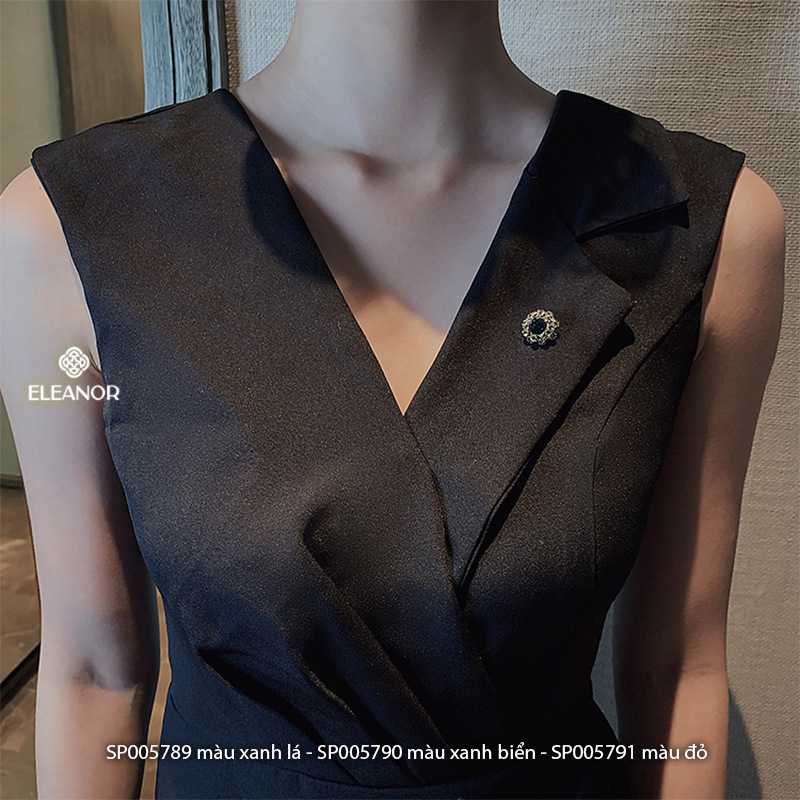 Ghim cài áo nam nữ Eleanor Accessories hình hoa đính đá phụ kiện thời trang 5789