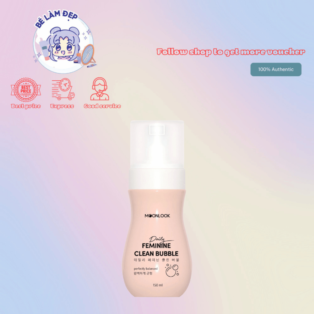 Dung Dịch Vệ Sinh Moonlook, Bọt Tuyết Quyến Rũ - 150ml